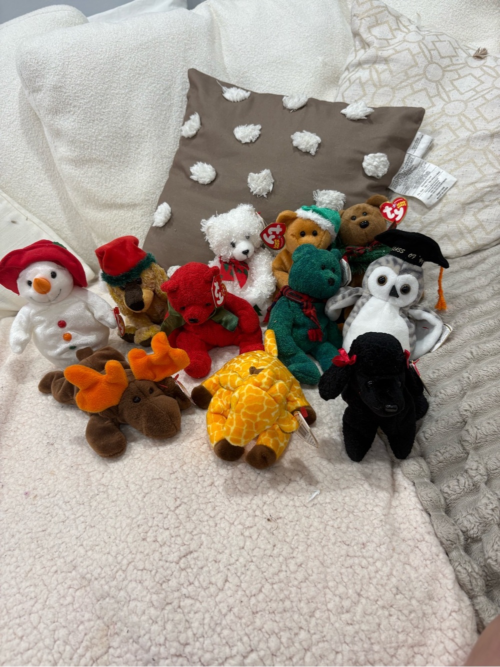 Lot of Ty Beanie Babies Plush Collection - Multicolor